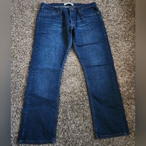Wrangler Slim Straight Blue Jeans 36 × 30